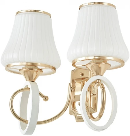 Бра Arte Milano Florentia-2387 302387/2W Wh/Gd (220V)