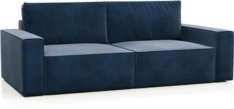 КОРСО-1 Диван прямой, синий D1 furniture арт.AAA41691005