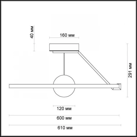 Потолочная люстра Odeon Light Lond 4032/40CL