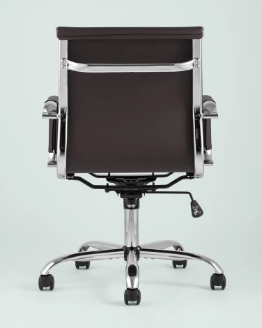 Кресло офисное TopChairs City S коричневое УТ000001925