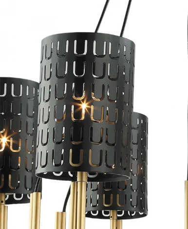 Потолочная люстра Lumien Hall Ноэль 4005/6P-GD-BK