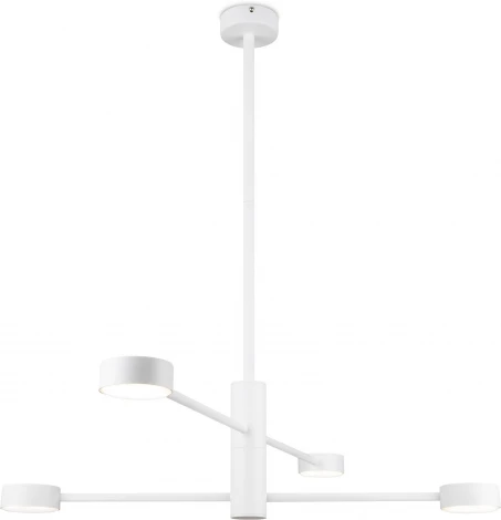 Потолочная люстра ярусная на штанге Freya Tactic FR5363CL-04W (220V, круглые)