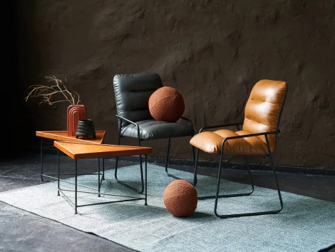 Комплект стульев Maggy 2 шт. ОГОГО Обстановочка! 966324 (Экокожа/Темно-серый)