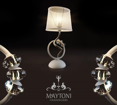 Интерьерная настольная лампа Maytoni Elegant 6 ARM014-11-G