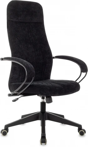 Кресло руководителя Бюрократ CH-610 Fabric черный Light-20 крестов. пластик
