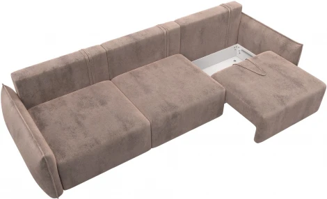 Диван прямой Лига-051 НПБ Лонг Лига Диванов (Велюр) арт.128639