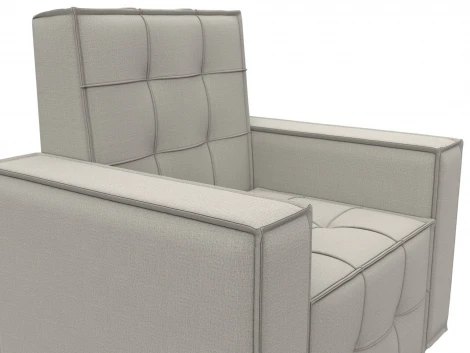 Кресло Лига-067 (ДВП,Дерево/Пластик/Рогожка/Бежевый) Лига Диванов 132285