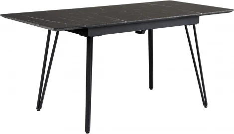 Стол R-Home Диего раздвижной 140-180 Темный мрамор/Бабочка