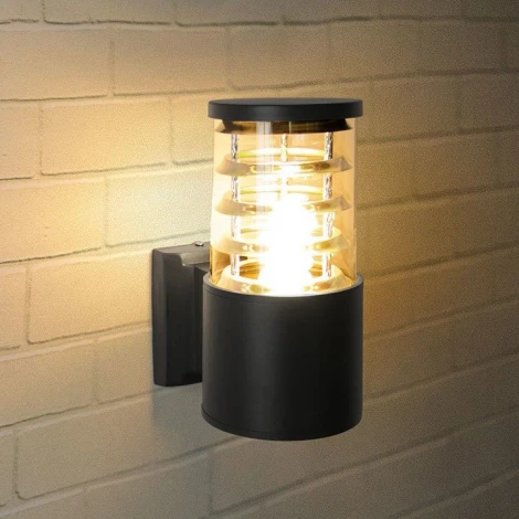 Настенный светильник уличный Elektrostandard Strada 1408 TECHNO черный (220V, IP54)