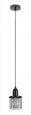 Подвесной светильник Эра PL5 BK (220V, на проводе, круглые)