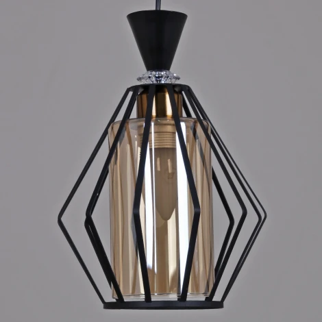 Подвесной светильник Reluce 00305-0.9-03 BK+WH (220V, на проводе)