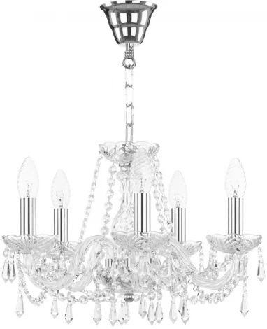 Подвесная люстра Bohemia 104 104/5/141 Ni (220V, подвески, на цепи, подсвечник, свеча)