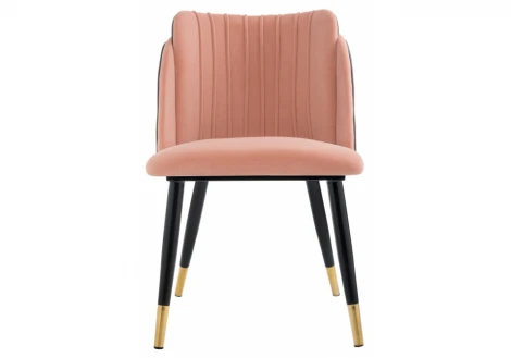 Обеденный стул на металлокаркасе Woodville Orly pink / grey 11782