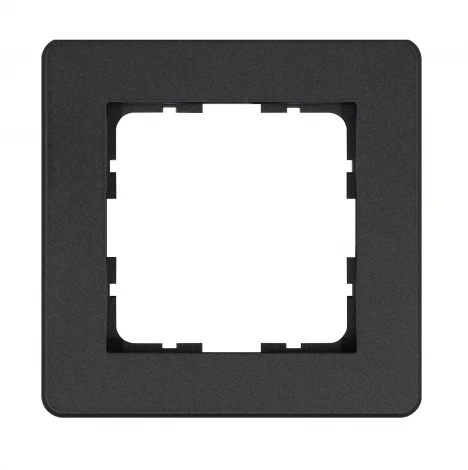 Рамка на 1 пост (антрацит) Jasmart G-Flex G1101B