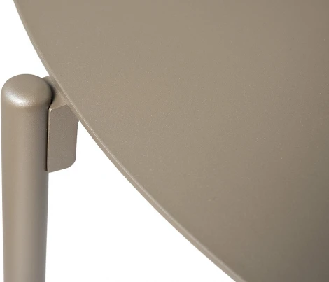 Журнальный стол Garda Decor 39AR-STOL-T240 CH (Шампашь/Шампашь)