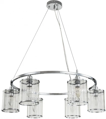 Подвесная люстра 13022/6P Chrome Indigo Dante V000407