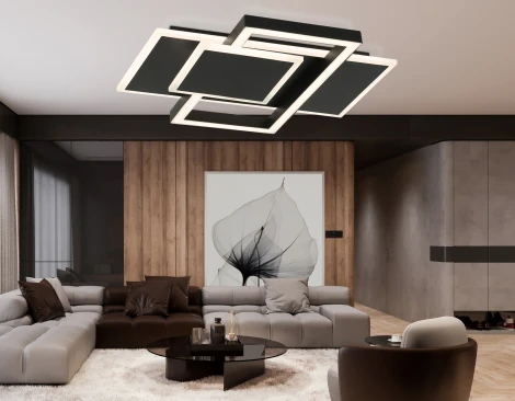 Потолочная люстра светодиодная с пультом Ambrella Acrylica FA1022