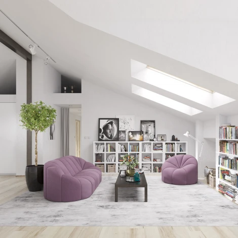 Кресло Dreambag Слайс Фиолетовое 7223107