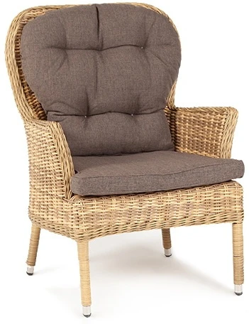 "Алиса" кресло плетеное, цвет соломенный 4SIS арт.УТ-00000512