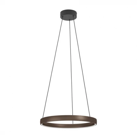 Подвесной светильник светодиодный Eglo Trabuco 390451 с регулировкой цветовой температуры 2X25W LED 2200-6500K, 4800lm, алюминий, сталь, черный, коричневый, белый