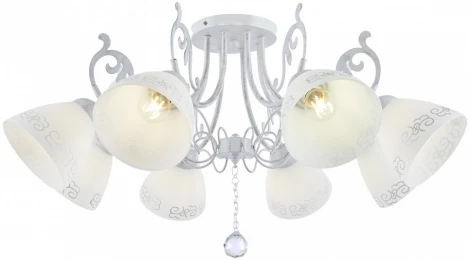 Потолочная люстра Arte Milano AM341900 341900/8 WT+SL (220V, подвески)