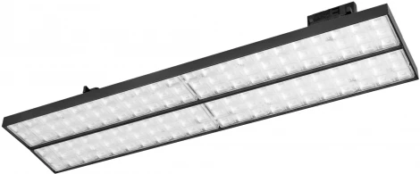 Трековый светильник светодиодный LGD-MARS-4TR-S582x138-50W White6000 (BK, 60-130 deg, 230V) (Arlight, IP20 Металл, 5 лет) 035497