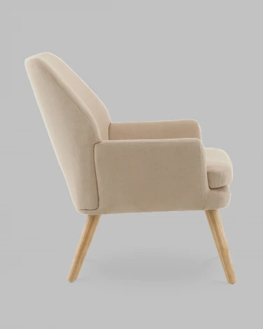 Кресло Харви бежевый деревянные ножки Stool Group арт.УТ000040119