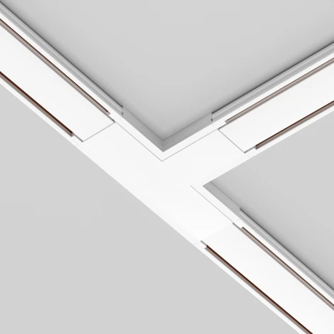 Коннектор питания T-образный Radity белый (магнитный) Maytoni Technical TRA084CT-11W