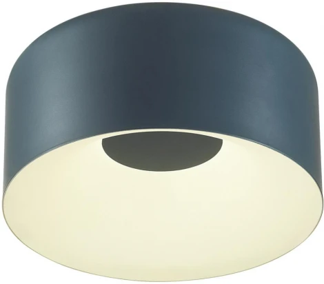 Потолочный светильник круглый Sonex Confy 7689/26L металл/акрил/белый/синий LED 26Вт 4000K D260 IP20 (220V, круглые)