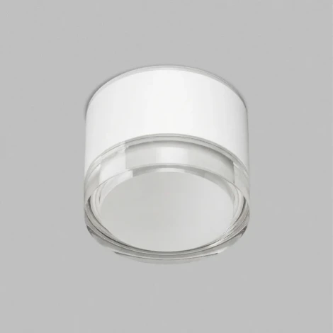 Накладной влагостойкий светильник Denkirs Aqua DK-DH2610-WH GX53 15 Вт LED IP44 белый алюминий акрил