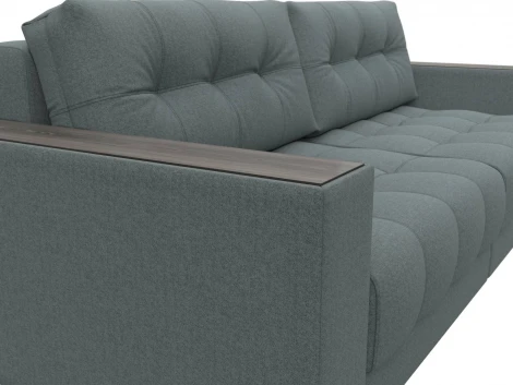 Диван прямой с декором Лига-049 НПБ Лига Диванов (Рогожка) арт.128384