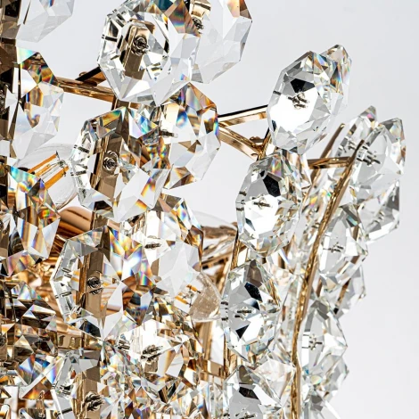 Подвесная люстра хрустальная Modelux MODELUX ML.7550.16 GD