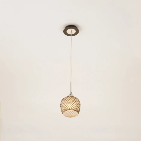 Подвесной светильник Citilux Сюзи CL171112 (220V, на проводе, бокалы, узор в клетку)