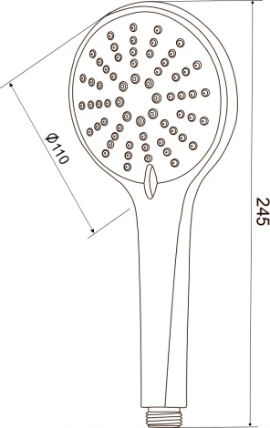 Душевая лейка Olive'S D123B