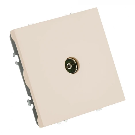 ТВ-розетка (кашемир, soft touch) Stekker Эмили 49901