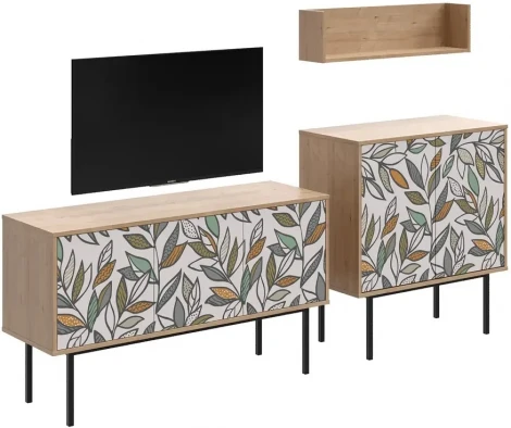 Композиция Boho Color 1 ОГОГО (арт.599541), (ЛДСП/Дуб Корбридж)