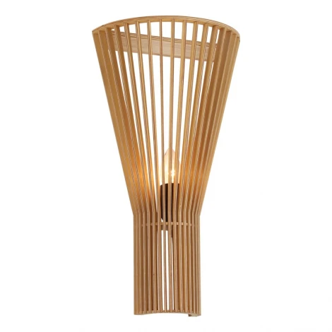 Бра Lumion Gerda 8384/1W бежевый металл/дерево E27 60W 220V