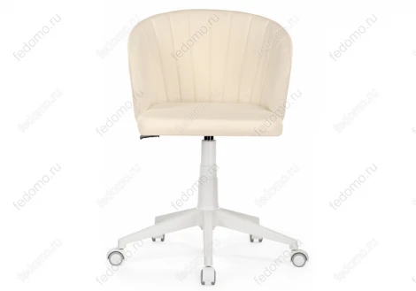 Компьютерное кресло Woodville Пард экокожа слоновая кость 464225