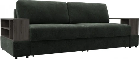 Диван прямой с 2 полками Лига-055 НПБ Лига Диванов (Шенилл) арт.129055