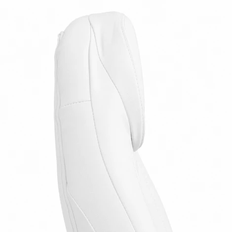 Кресло Босс Люкс/Boss Lux (26) хром Экокожа LUX Classic 18-01, белый Tetchair 25931