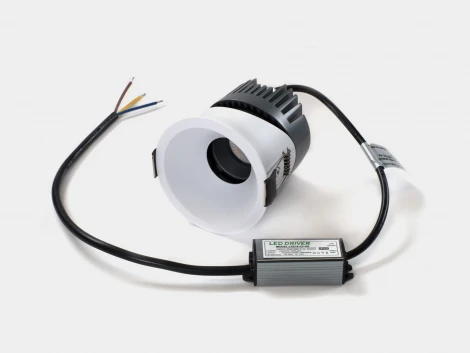 Светильник светодиодный встраиваемый 12Вт 55° IP65 белый 4000К поворотный SWG RC RC-D84-12-WH-NW65