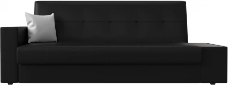 Диван-книжка Лига-020 стол справа (Черный,Белый/Экокожа) Лига Диванов арт.118544