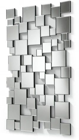 Настенное зеркало La Forma (ex Julia Grup) Savoy (Белый,Серебряный/ Стекло)