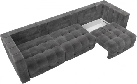 Диван прямой Лига-052 НПБ Лонг Лига Диванов (Велюр) арт.128777