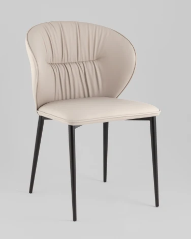 Стул обеденный Stool Group Deia серая экокожа серые ножки арт.УТ000040332