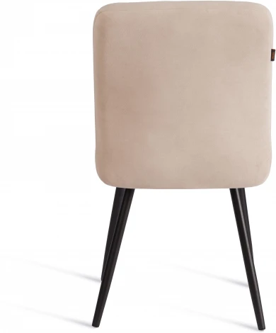 Стул обеденный Medeo Tetchair (Флок/Бежевый,Черный) арт.24810