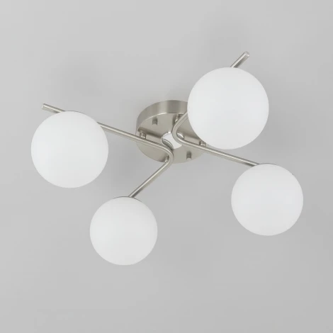 Потолочная люстра RGB с пультом управления Citilux Адам Смарт CL228A141 (LED, 220V, умный дом - Алиса, шарики)