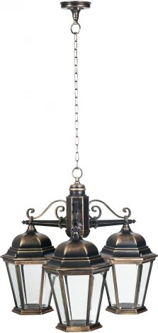 Уличный светильник подвесной Oasis Light ASTORIA 2 91470L/3 Gb (220V, на цепи, фонарь, IP44)