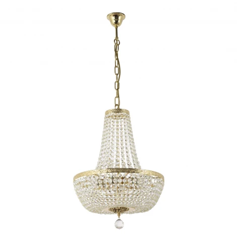 Подвесная люстра Arti Lampadari Castellana E 1.5.40.100 G (220V, хрусталь, на цепи)