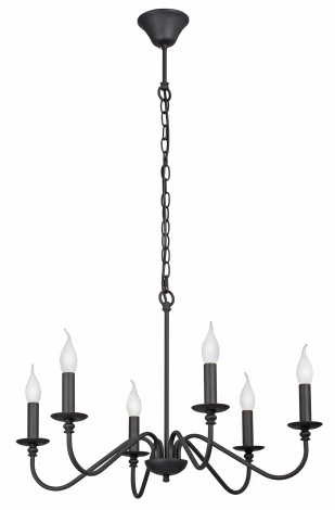 Подвесная люстра V3987-1/6 Vitaluce (220V, на цепи, свеча)